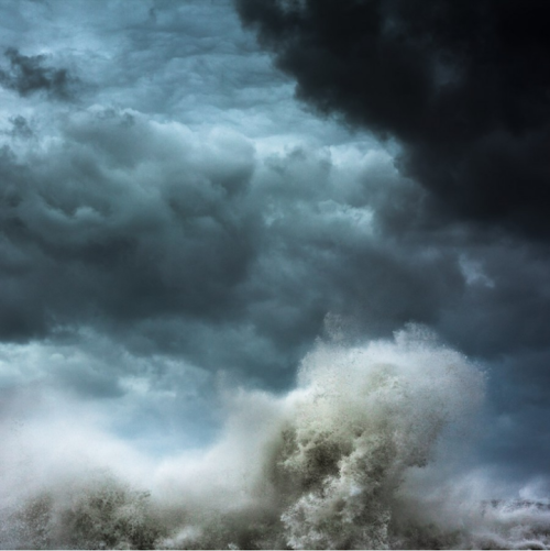 landscape-photo-graphy:The Fury of the Sea Against a Dark Sky Captured by Alessandro Puccinelli