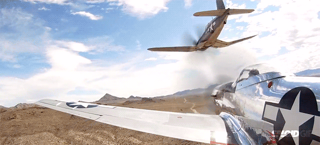 rhubarbes:  P-51 Mustang and F4U Corsair for Breitling. (via Beautifully filmed race