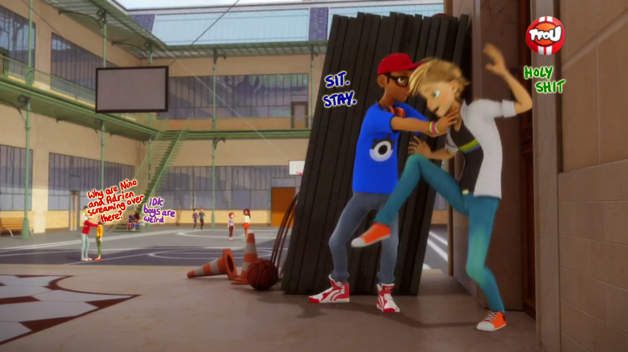 edorazzi:  it’s a really quick sequence but in animan did anyone notice nino lifted