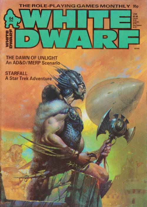 oldschoolfrp:Spaceships and battleaxes (Peter Andrew Jones, White Dwarf 64, April 1985)