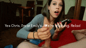 luvs-2-lick:  sluttycaptions: Cheating slut girlfriend I avoided having a boyfriend