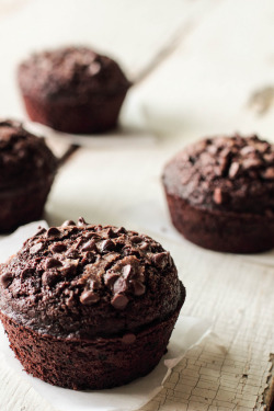 omnomnomulent:  Double Chocolate Muffins