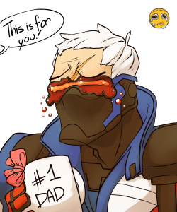 themcnobody: Soldier 76 doing C3 for Anon~!