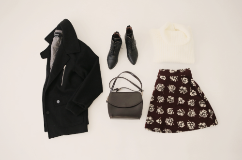 XXX pleatedly:  winter looks ft. skirts  photo