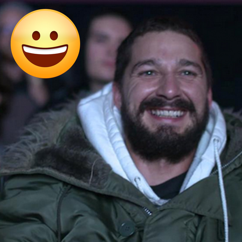 gq:  The Shia LaBeouf Emoji Emoji IndexSee more.