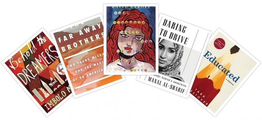 The Selection Committee has chosen five finalists for the 2019-2020 Freshman Common Reading at CSUN:
Educated: A Memoir by Tara Westover
Behold the Dreamers by Imbolo Mbue
Love, Dishonor, Marry, Die, Cherish, Perish by David Rakoff
Daring to Drive: A...