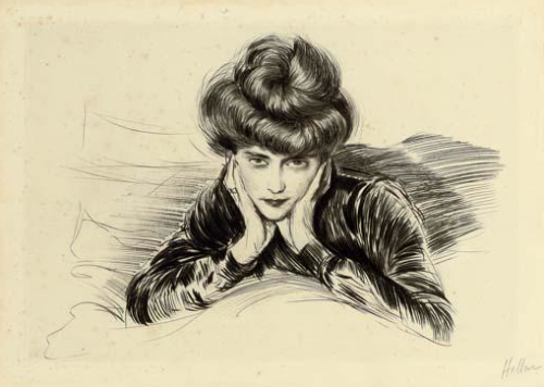 lesfleursdelart:The Framed Face, Paul César Helleu