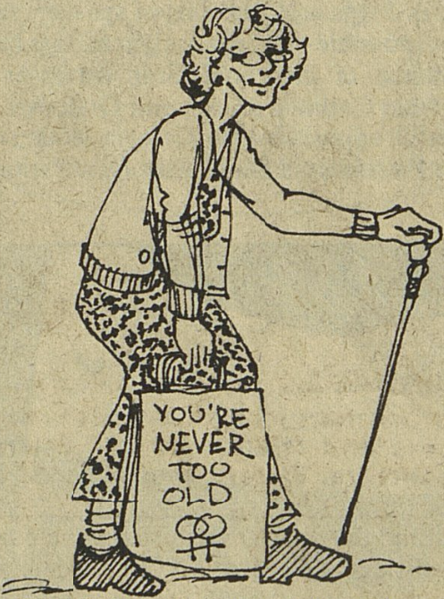 Illustrated By Roberta Gregory In The Lesbian Tide (1979) January-February, Volume 8, Issue 4