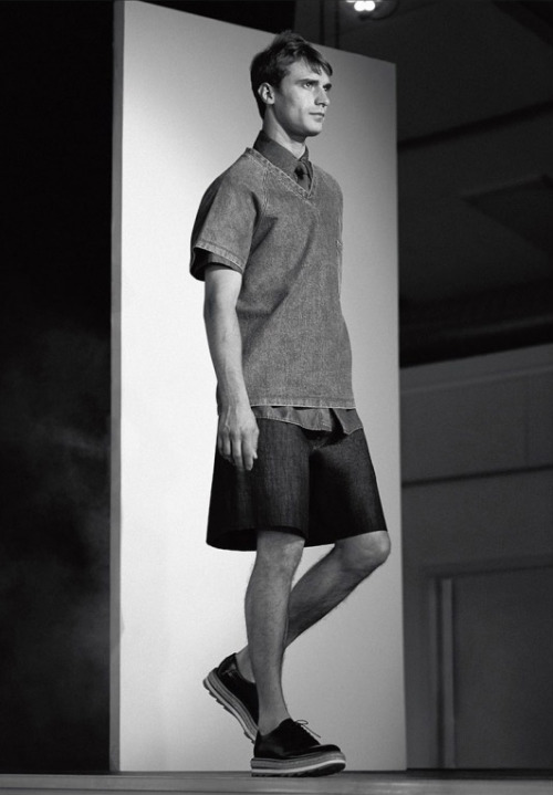 whatisajanis:  Clément Chabernaud by Daniel Riera for Fantastic Man   I bought those shorts one time and they looked like shit on me. 