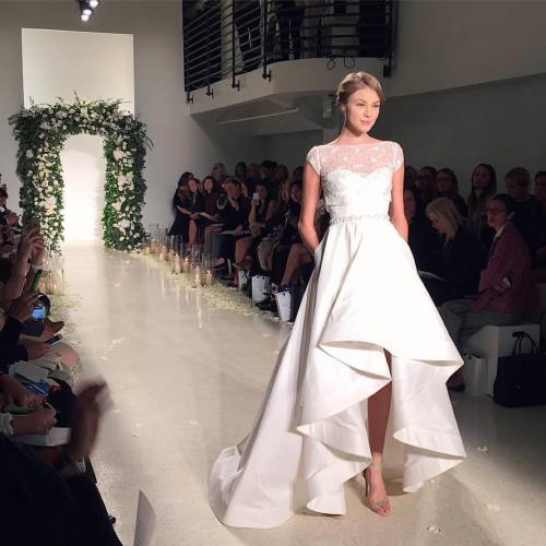#Repost @annebargebride Anne Barge Fall 2016 runway show | #BlueWillowBride #weddinggown #weddingdre