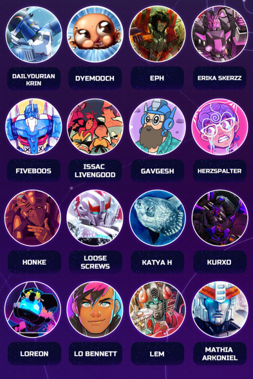tfsnapshots:CONTRIBUTOR ANNOUNCEMENT!Here they are! All 52 of the contributors for the TF Snapshots 