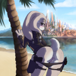 leyanor:  Female furry in a wetsuit, as requested. Of