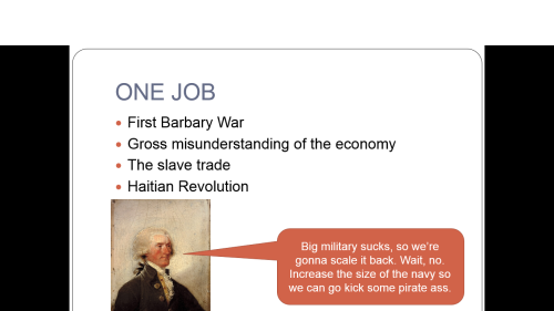 friendlybomber:so i had to do a report on thomas jefferson in ap gov and i did not take it seriously