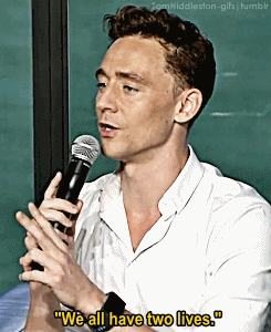 tomhiddleston-gifs:   Tom Hiddleston, bringing you words and quotes of wisdom since