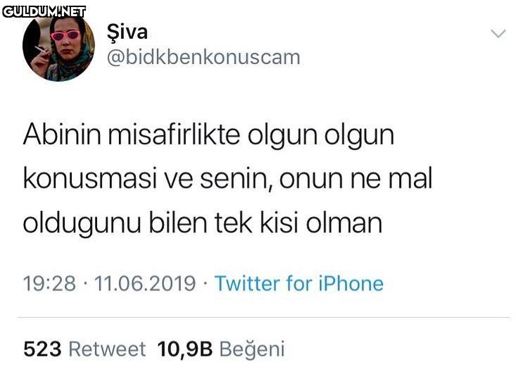 Abinin misafirlikte olgun...