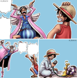 kuravix:  Luffy &amp; Bon-Chan