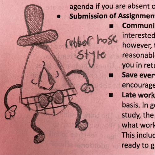Did These Bill Doodles In Various Classes Today :3