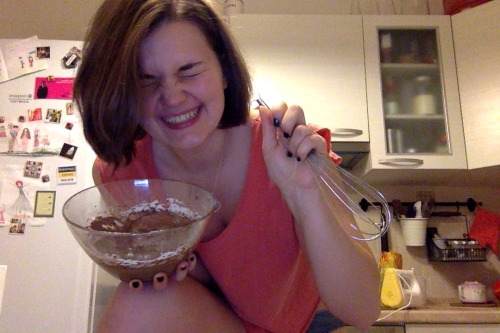 cakestales:  I make the dumbest faces cooking cupcakes! Coming soon!  You are like…the best.  :D