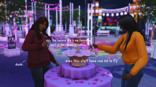 Brianna's Friend Lupe Had Invited Her To The Romance Festival In San Myshuno. Lupe Works And A Romance