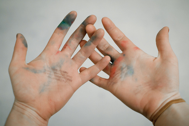 felibre:  64/365 by ~Abby on Flickr. The day that we injected food coloring into