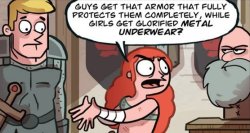 dorkly:    RPG Lady Armor 