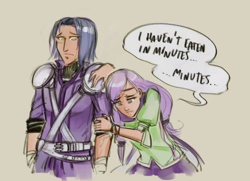 hugtherobots:Based on Matsutzu’s twitter reply to my other Zihark and Ilyana squiggle (he wrote th