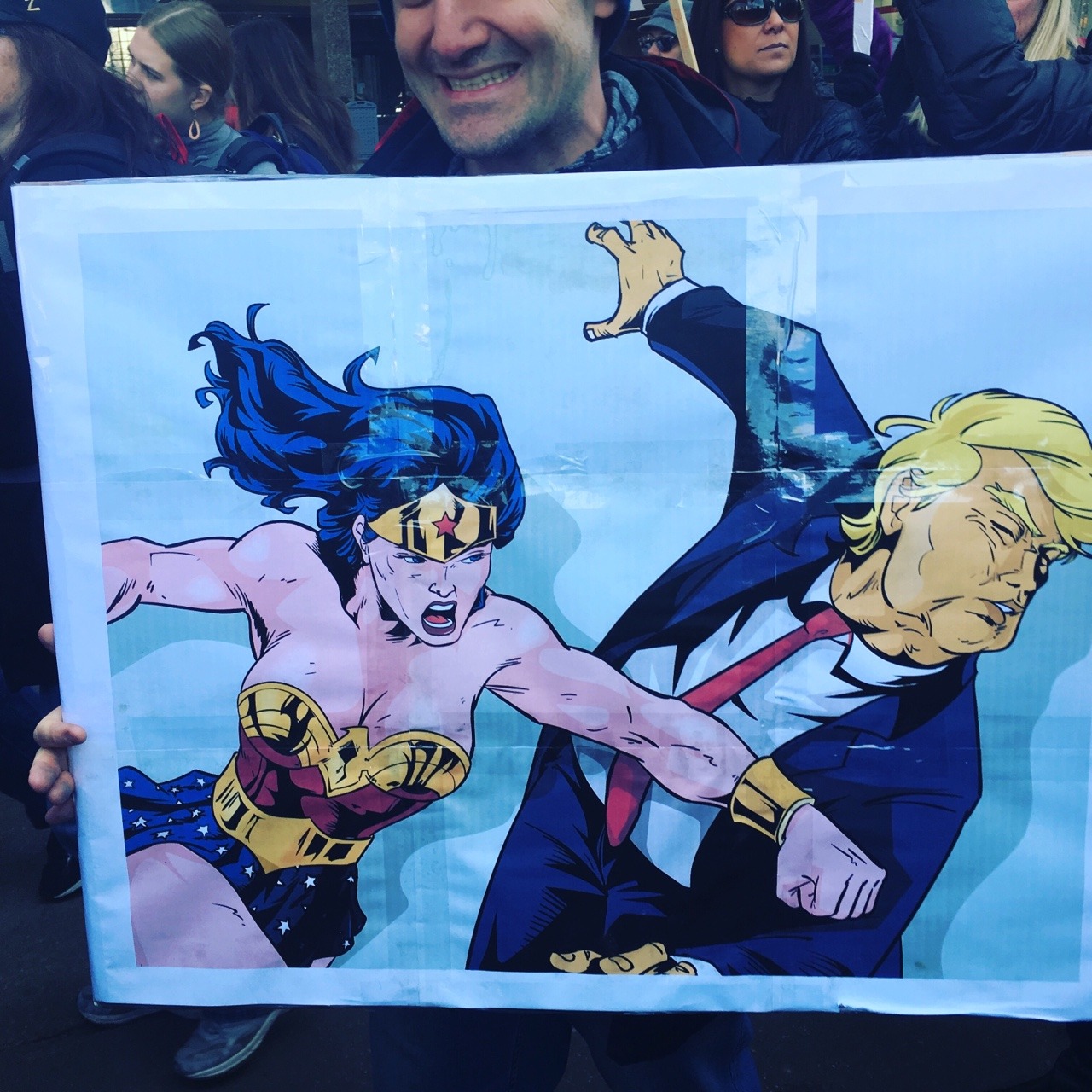jackiepearce:  Bless this man and his sign at the women’s march today