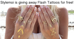 bamhbies:  Hi babes, just letting you know that Stylemoi is giving away flash tattoos for free to EVERYONE who signs up on their page! Yaay, go get yours today!