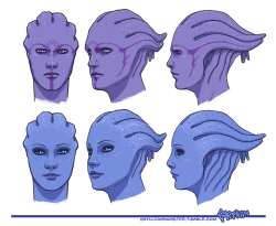 skyllianhamster:My two favorite asari