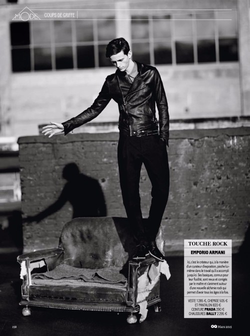 Coups de Griffes | GQ France March 2015Photographer: Julian BroadStylist: James Sleaford