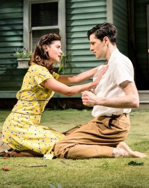fafana20:Jenna Coleman and Colin Morgan photographed by Johan Perrson for ‘All My Sons&rs