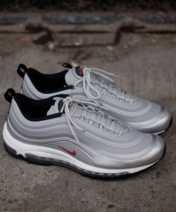 shoe-pornn:  Nike Air Max 97 Premium-OG Tape-Silver.