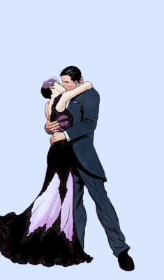 violetharper:Bruce Wayne and Selina Kyle