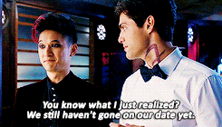 magnvbane:  Malec Appreciation Fortnight - Day 11: Happiest moment “Would you like to go out for a drink some time?” 