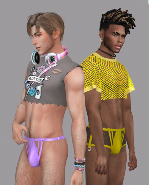 These colorful undies I created specially for @thegaybachelorsims and Bachelor challenge!:D Will be 