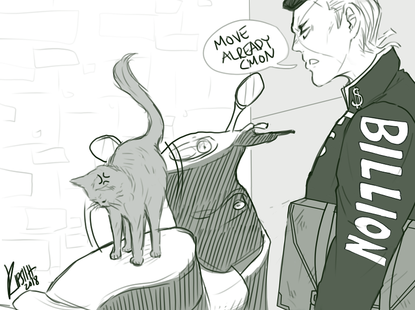 kipsiart: the cat wins this round [that cat vid] 