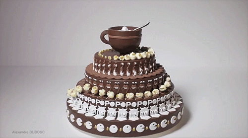 nevver:  Zoetrope Cake, Andre Dubosc  What are this