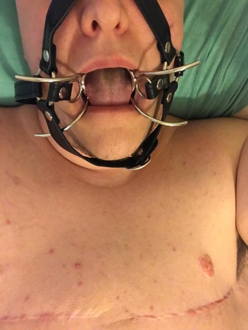 Got myself a new little spider gag. Who wants to come break it in with me and help me get rid of tha