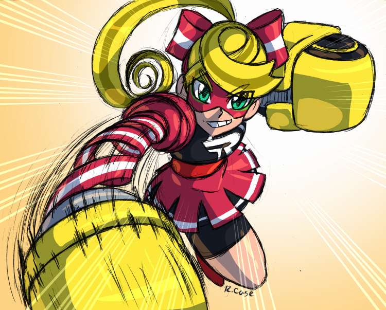 rcasedrawstuffs: Ribbon Girl   Sketched this last night after the Switch event and