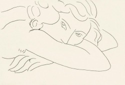  Matisse, young woman with head buried in