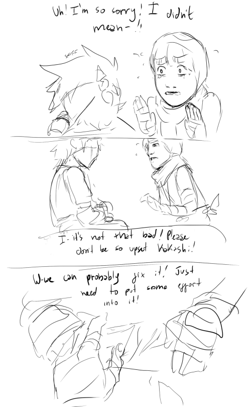 A Quick Sad Comic To Go Along My Last Kakagai Week Piece