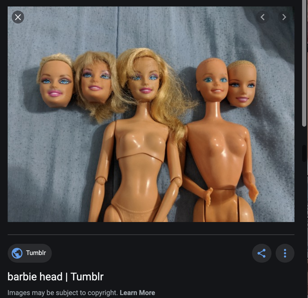 search up barbie