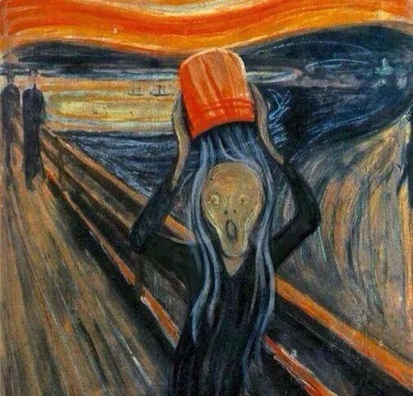 stunningpicture:  Ice Bucket Challenge by Edvard Munch