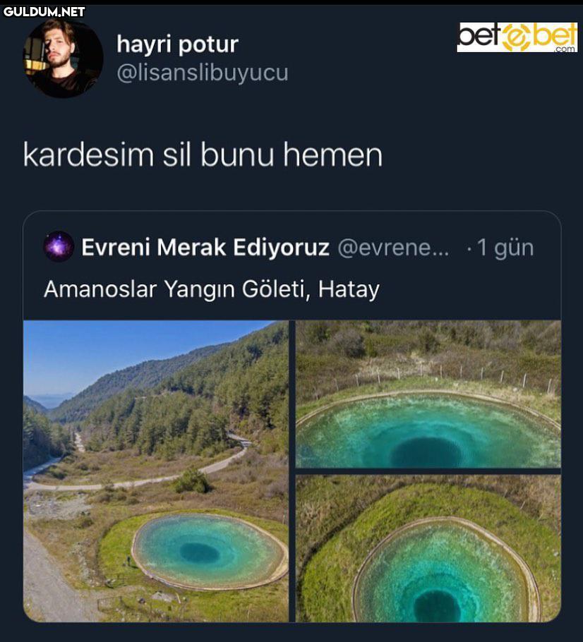 Yazık oldu betebet hayri...