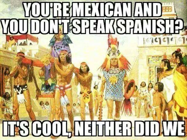 jeycrtz:jesusmarychrist:legalmexican:people be like “I don’t speak Spanish”