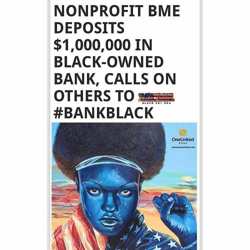 @Regrann from @mediablackoutusa - In the #BankBlack movement, one organization is putting its mone