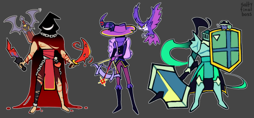 Some More Dead Cells Fan Characters/concepts I Made, This Time Based Off Of The 3 Power Scrolls (brutality