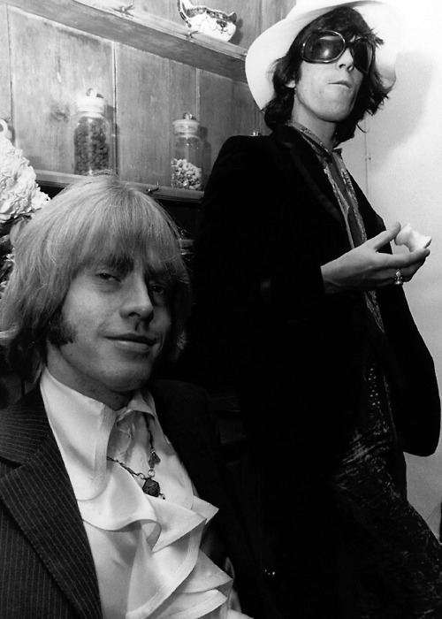 goo-goo-gjoob-goo-goo: Founder of The Rolling Stones Brian Jones and Keith Richards,