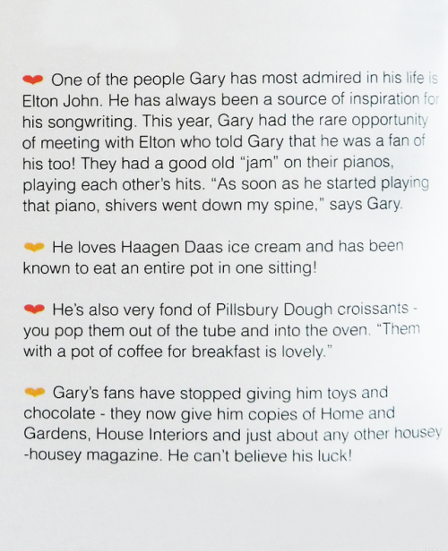 intothewiiild: ‘94 Pops tour programme - facts about Gary (Click pics for larger size)