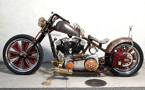 dagreenfairy - Dieselpunk motorbikes